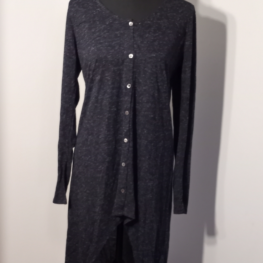 Soft surroundings medium black long sleeve top